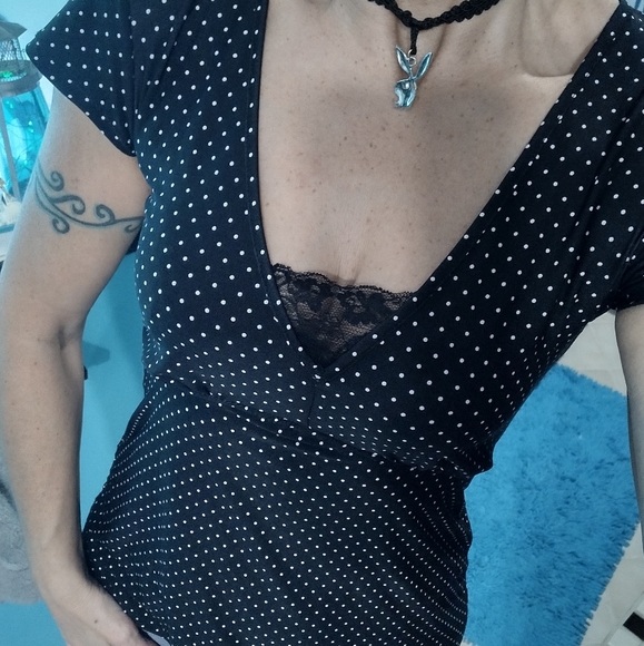 Marilyn Monroe polka dot blouse - Picture 2 of 12